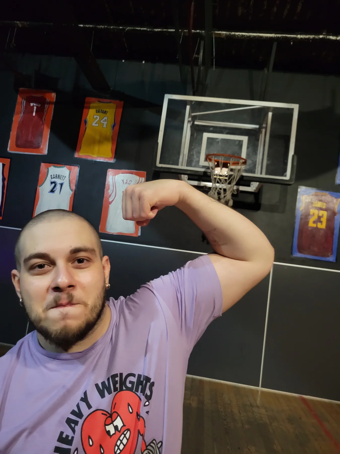 Ediz'in eğlenceli güç pozu